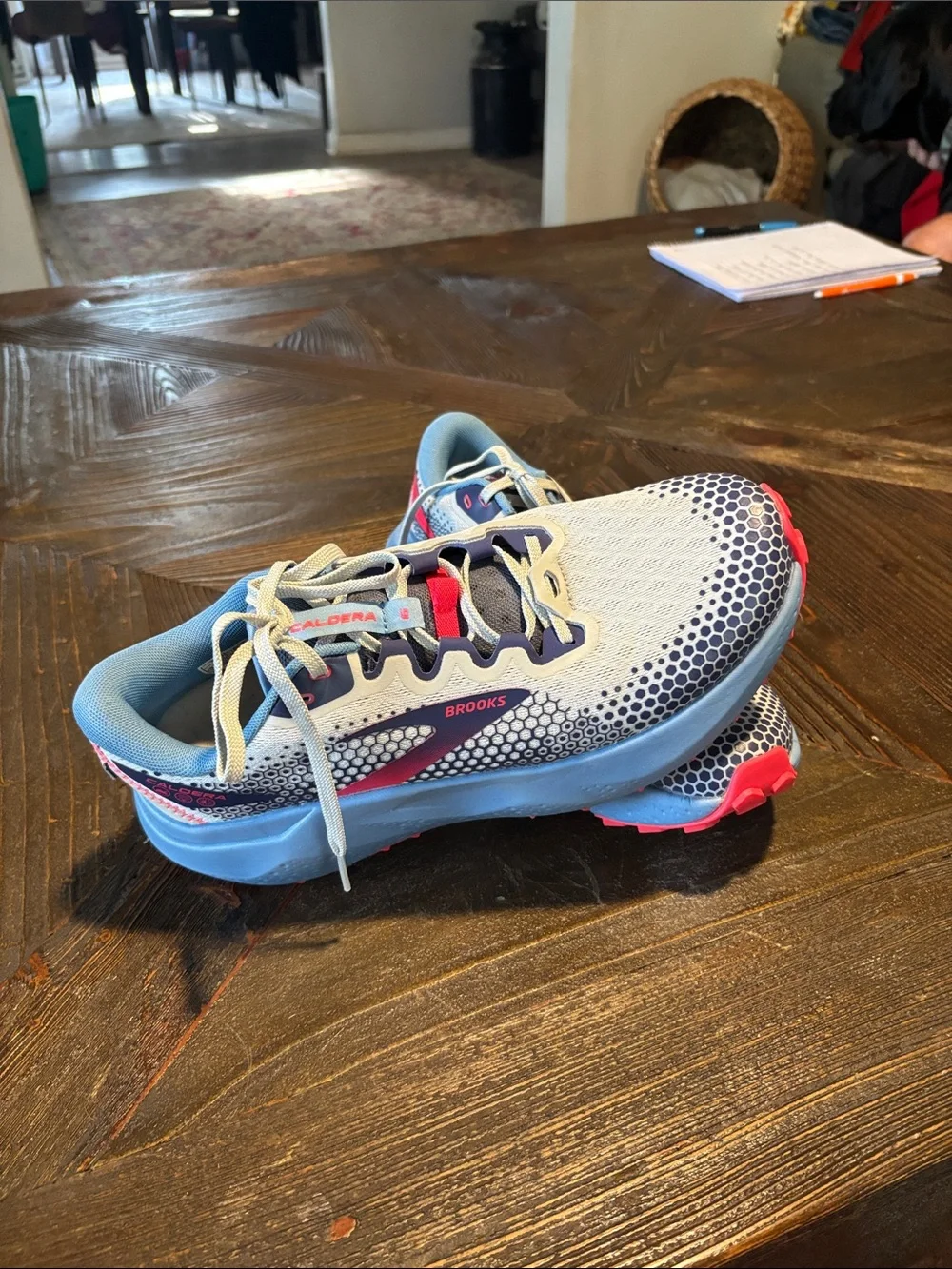 Brooks Caldera 6 Trail Women's Light Blue, White & Pink Shoes-NWOT or box
